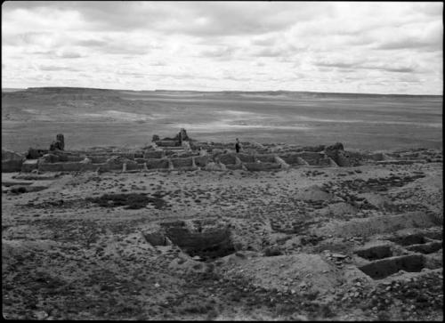 General view, Awatovi, looking south across mission