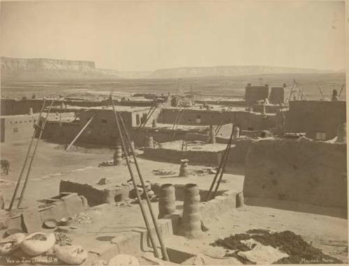 View of Zuni Looking Southwest