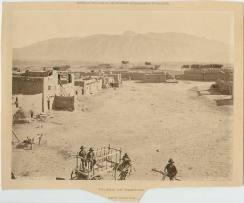 Plaza of Sandia, New Mexico