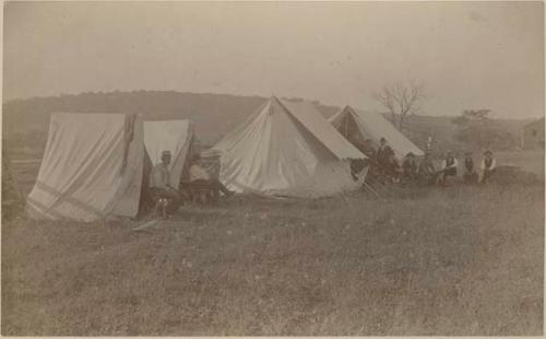 Camp at the Turner Group of Mounds