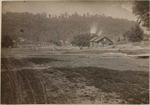 Marietta Earthworks, site of the great bank