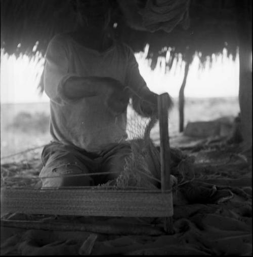 Work and techniques: weaving technique