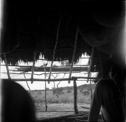 Houses and house buildings: constructing a building, view from the inside