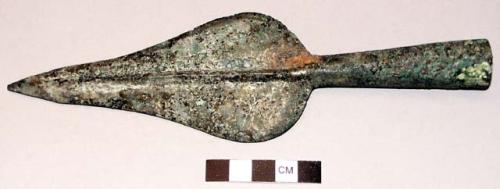 Flanged bronze axe