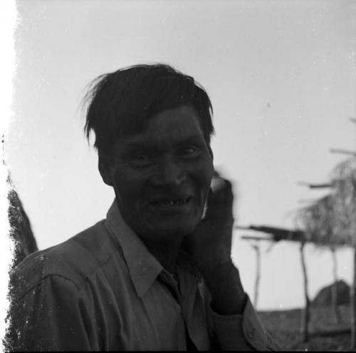 Portraits of people: man smiling