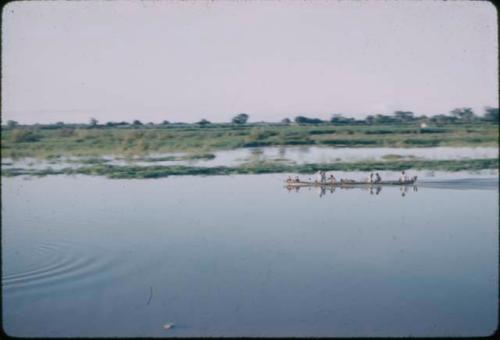 Canoe on the river