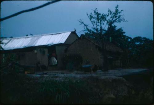 Building with white roof