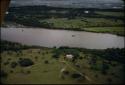 Aerial view of Venezuela landscape, view of river