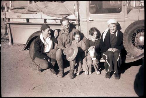 Earl Morris and his family