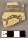 Rim potsherd - loop design, partly chain type