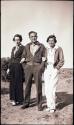 Edith Sangster (Harold Gladwin's secretary), Ted and Gladys Sayles