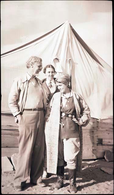 Dr. and Mrs. Harold S. Colton and Katherine Bartlett of the Museum of Northern Arizona