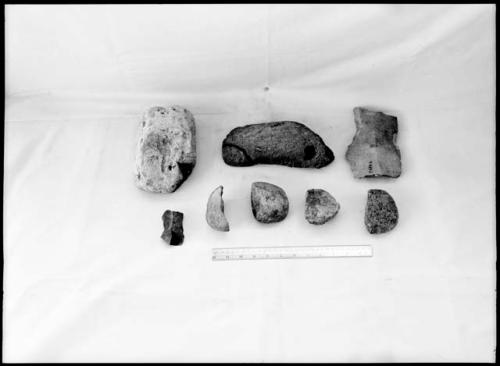 Stone implements from Site 105.