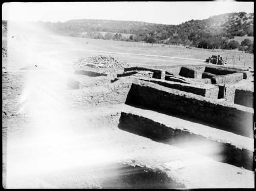 View of the Abo ruin at Abo pueblo