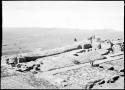 View of Church B from tripod.  Foundation wall of Church A in foreground.