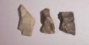 Flint flakes; four with cortex; brown and tan colored stone