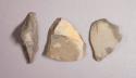 Flint flakes; eleven with cortex; brown, gray, and tan colored stone