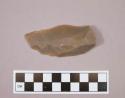 Flint blade; tan colored stone