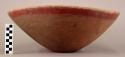 Bowl, pottery, large