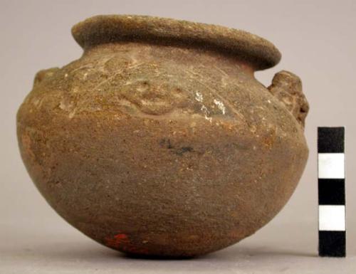 Jar with incised and applied decoration