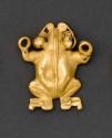 Gold frog pendant