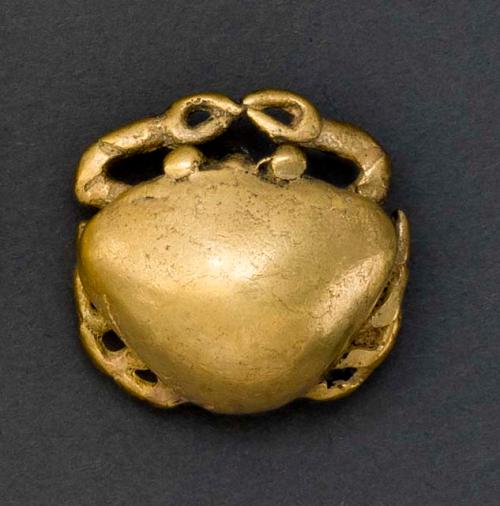 Gold crab bell