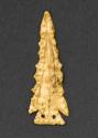 Gold ornament in shape of projectile point