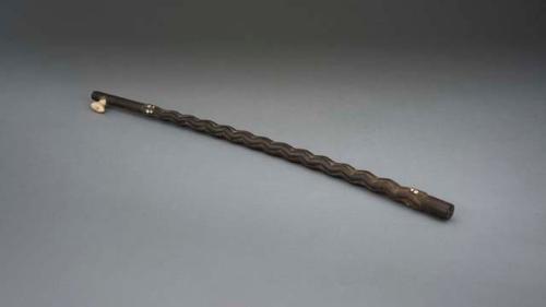 Wooden carved atlatl