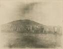 Arikara Dance Lodge In Fort Berthold, North Dakota, Copied From Photograph Loaned By Dr. Washington Matthews