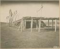 Gros Ventre Earth Lodge In Fort Berthold, North Dakota, Copied From Photograph Loaned By Dr. Washington Matthews