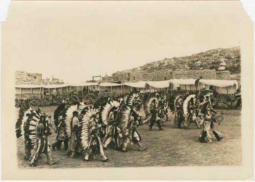 Zuni Indians In Comanche Dance
