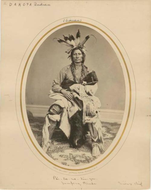 Portrait of Dakota Chief Psi-Ca- Na-Kin-Yan,Sioux