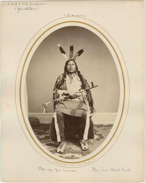 Portrait of Pte-ya-pa-ina-sa, Yankton