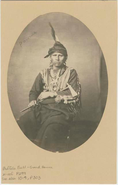 Portrait of Buffalo Bull ; Grand Pawnee