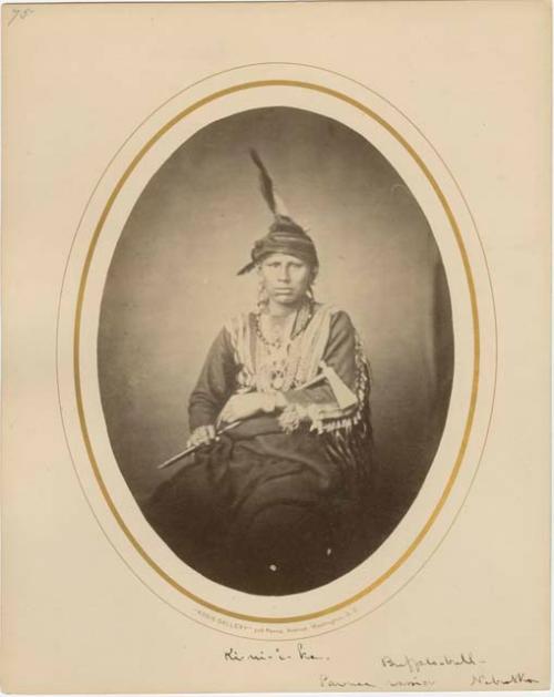 Portrait of ki-ni-i-ka; Pawnee Nebraska