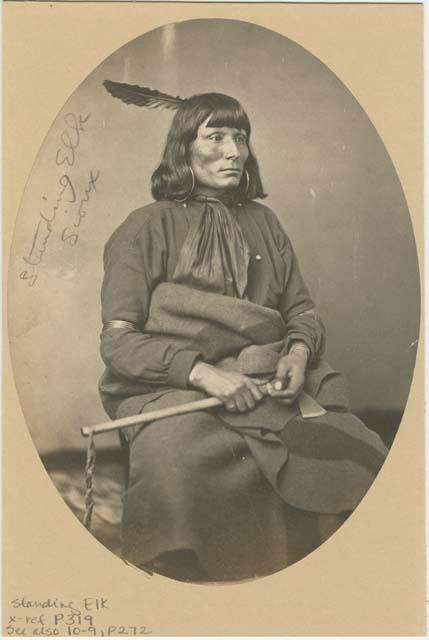 Portrait of Standing Elk; Sioux