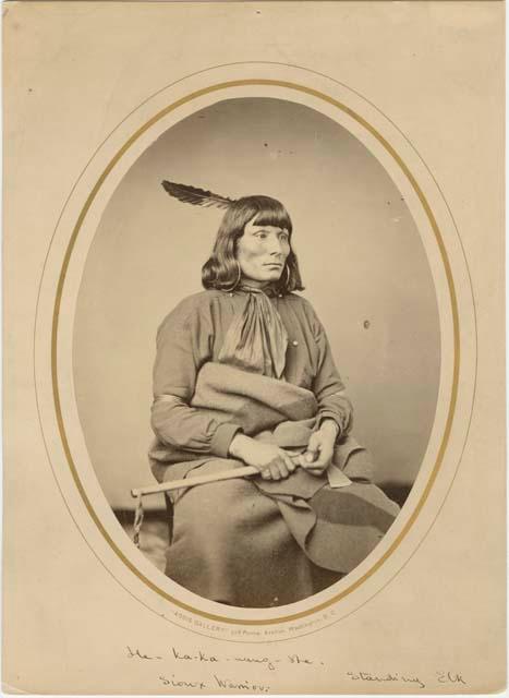 Portrait of He-ha-ka-a-na-zin; Sioux