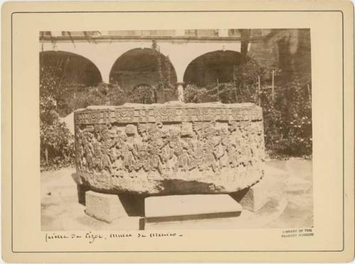 Piedra de Tizoc, Musee de Mexico