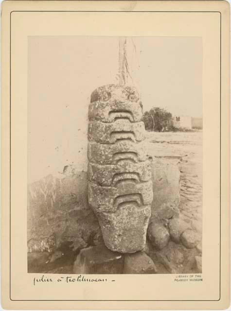 Pillar From Teotihuacan