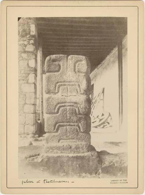 Statue at Teotihuacan