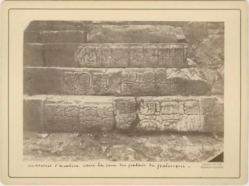 Decorated Stairs In Palace In Palenque