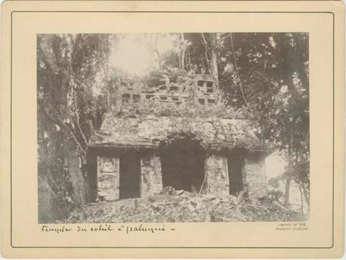 Temple of the Sun In Palenque