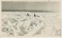 Arctic Voyage of Schooner Polar Bear - Rugged ice off East Cape