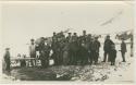 Arctic Voyage of Schooner Polar Bear - Crew and locals posing for photograph