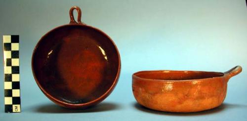 Pottery stew cups - glazed