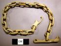 Chain of ivory links and small carved seal
