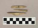 Worked bone, point and perforator fragments