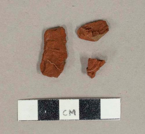 Pigment, red ochre fragments