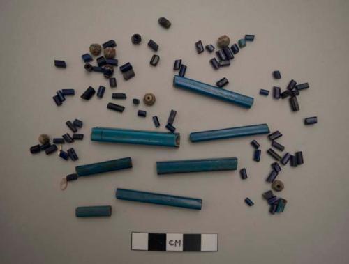 Glass beads, type collection