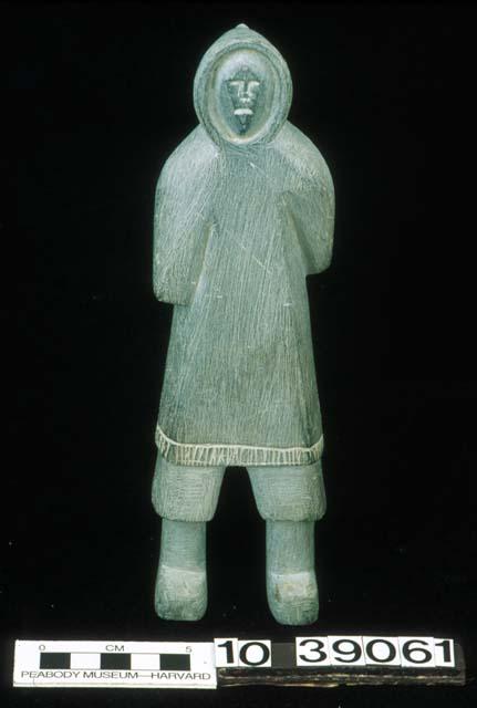 Soapstone carving of a man